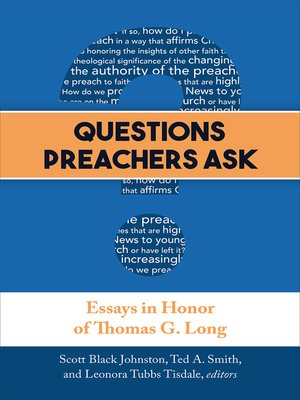 cover image of Questions Preachers Ask
